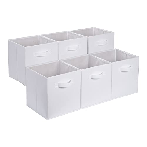 Amazon Basics Fabric Storage Cubes Organizer with Handles