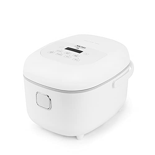 Aroma Housewares Professional 8-Cup 360° Induction Rice Cooker & Multicooker (ARC-7604), White