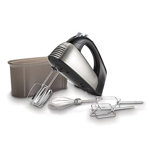 Hamilton Beach 6-Speed Electric Hand Mixer with Snap-On Storage Case