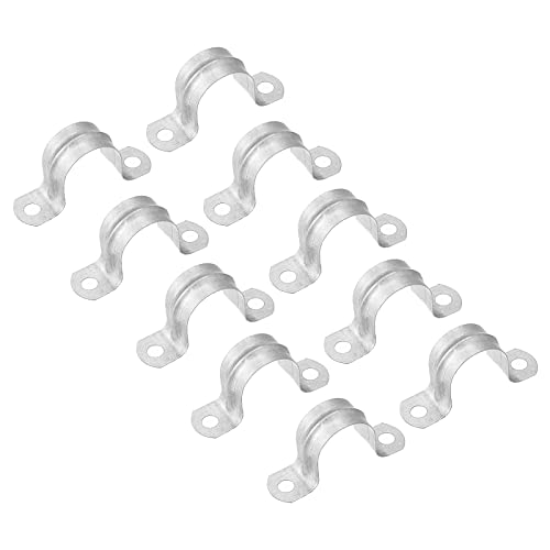uxcell Rigid Pipe Strap - Sturdy Pipe Clamps for Reliable Fixing
