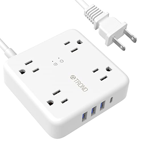 TROND 2 Prong Power Strip - Compact and Versatile
