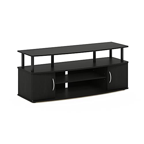Furinno JAYA Entertainment Stand for up to 55” TV, Blackwood
