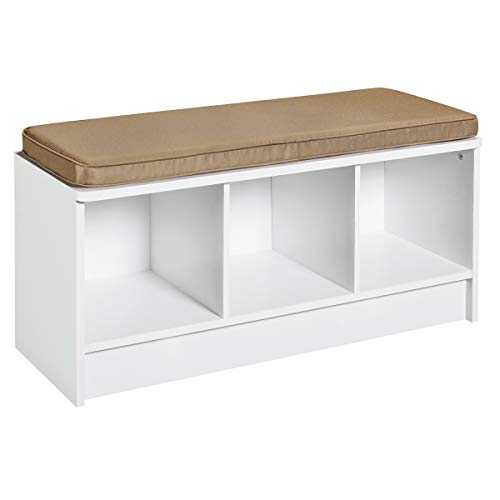 ClosetMaid 3-Cube Storage Bench, White