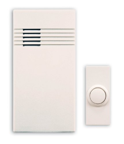 Wireless Battery Operated Door Chime Kit, White