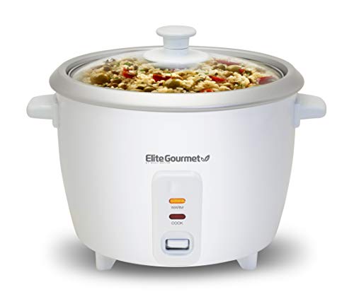 Elite Gourmet Electric Rice Cooker with Automatic Keep Warm