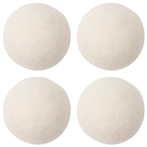 Wool Dryer Balls - Natural Fabric Softener 100% Organic Premium XL