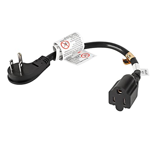 VSEER 1Feet Extension Cord - Short and Sturdy