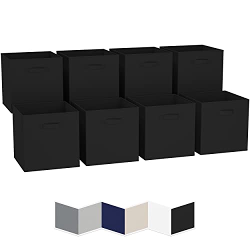 Cube Storage Baskets - Set of 8 Heavy-Duty Storage Cubes For Storage and Organization