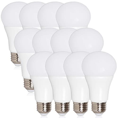 Maxxima LED A19-800 Lumens 60 Watt Light Bulb Set - 5000K Daylight/Cool White Light