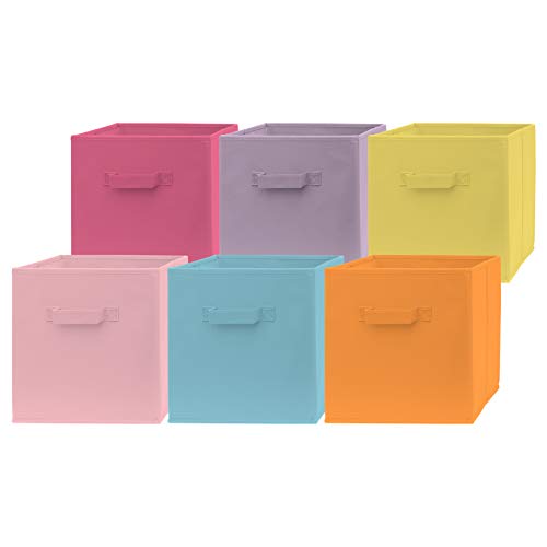 Pomatree Storage Cubes - Colorful Large Bins