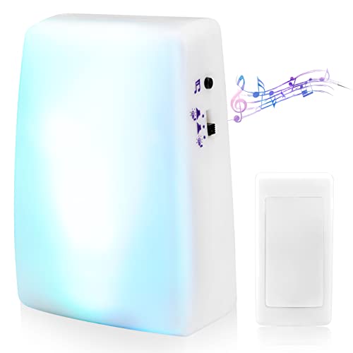 Anpress Wireless Doorbell with Colorful Lights