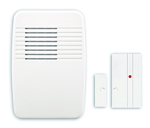 Wireless Entry Alert Chime, White, Multi-function Kit