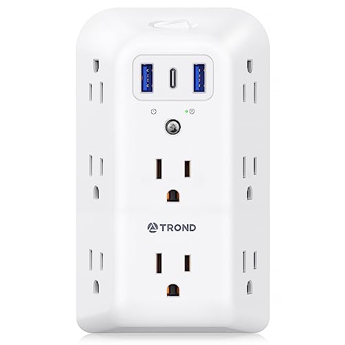 TROND Surge Protector with USB Ports