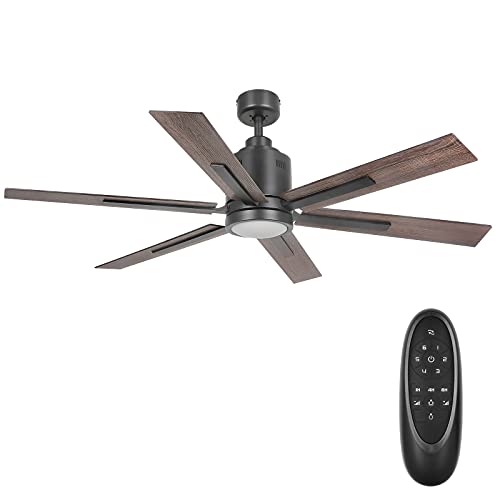 60 Inch DC Motor Farmhouse Ceiling Fan with Lights