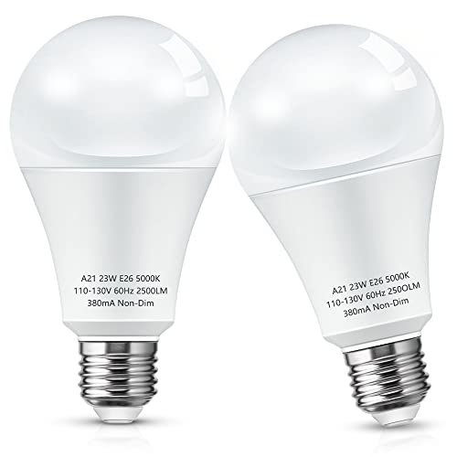 LOHAS Super Bright LED Light Bulb, 2-Pack