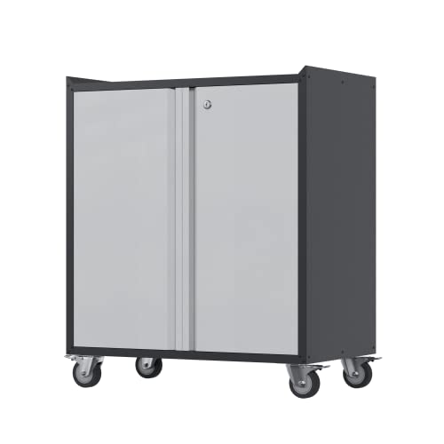 Garage Storage Cabinet with Wheels, Tool Cabinet with Shelves