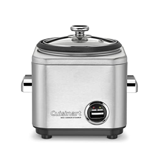Cuisinart 4 Cup Rice Cooker, Stainless Steel Exterior