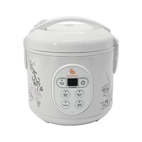 KOSMIKO Rice Cooker 4Cup Uncooked