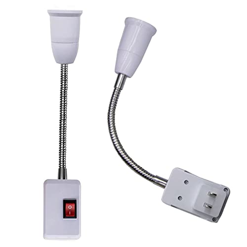 Flexible Plug-in Lamp Socket Extension Adapter