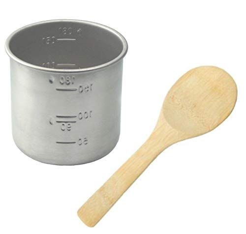 Stainless Steel Rice Measuring Cup + Rice Paddle Scoop Spatula Bamboo - Replacement