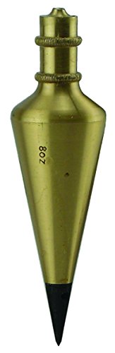 General Tools 800-8 Brass Plumb Bob