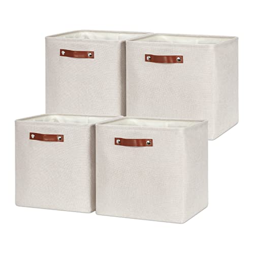 HNZIGE Cube Storage Bins - Set of 4