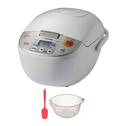 Zojirushi NL-AAC10 Micom Rice Cooker and Warmer Bundle