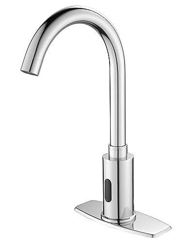 Touchless Automatic Motion Sensor Faucet with Temperature Mixer