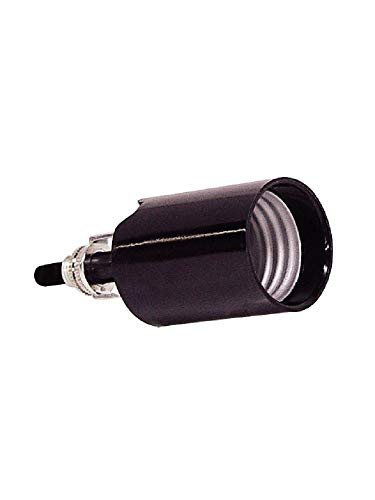 (Lot of 2) Servalite 250-Watt Hard-Wired Light Socket - Black