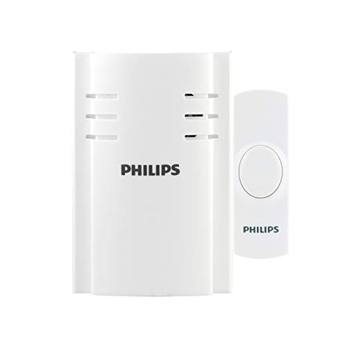Philips Wireless Doorbell Kit with Customizable Melodies and Easy Installation