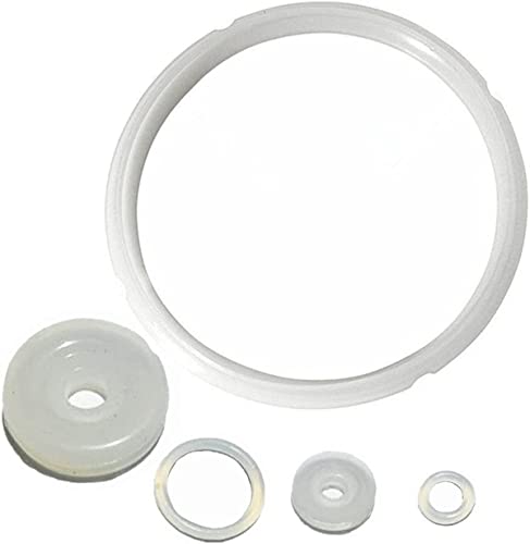 Silicone Sealing Ring and Pressure Cooker Rubber Gaskets - Set of 5
