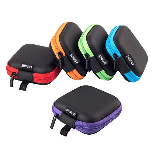 Portable Square Earphone Carrying Case