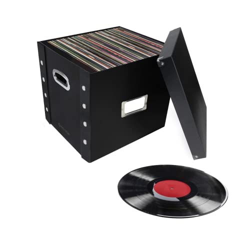 Effortless Vinyl Record Storage Box
