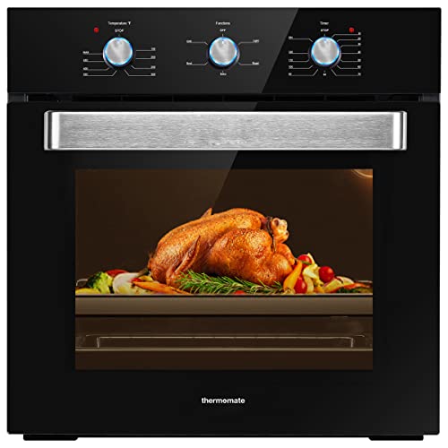 thermomate 24 Inch Electric Wall Oven with 5 Cooking Functions