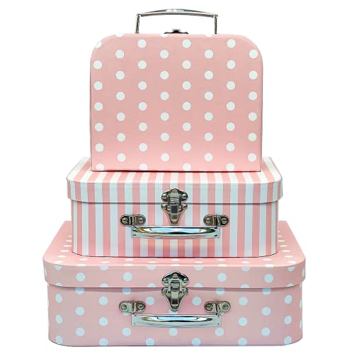 Amedoo Decorative Mini Suitcases Set of 3