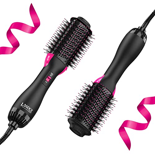 4-in-1 Hair Dryer Brush for Hair Drying, Straightening, Curling, Volumizing