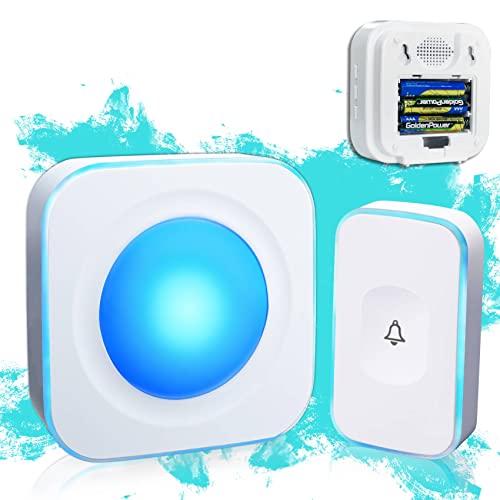 Wireless Doorbell with 36 Melodies and Flashing Light