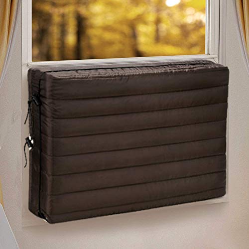 Brown Indoor Air Conditioner Cover for Energy-saving and Draft Elimination