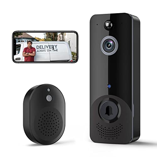 EKEN Wireless Doorbell Camera with AI Human Detection