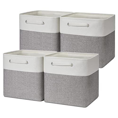 Neykioy Cube Storage Bins - Fabric Storage Baskets with Handles