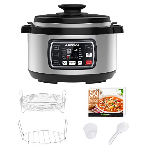 GoWISE USA GW22708 Ovate 8.5-Qt Electric Pressure Cooker