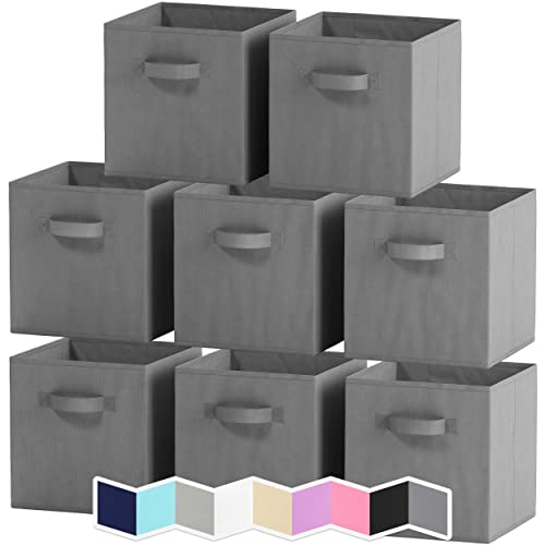 Cube Storage Baskets - Set of 8 Heavy-Duty Storage Cubes For Storage and Organization