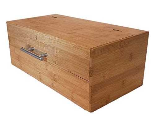 Green Hygge Bamboo Wood Storage Box