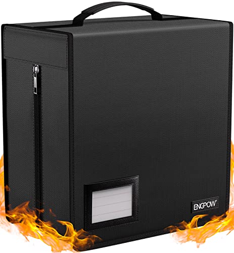 Fireproof CD/DVD Storage Case with 400 Disc Capacity