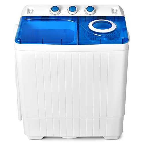 COSTWAY Portable Washing Machine with Twin Tub