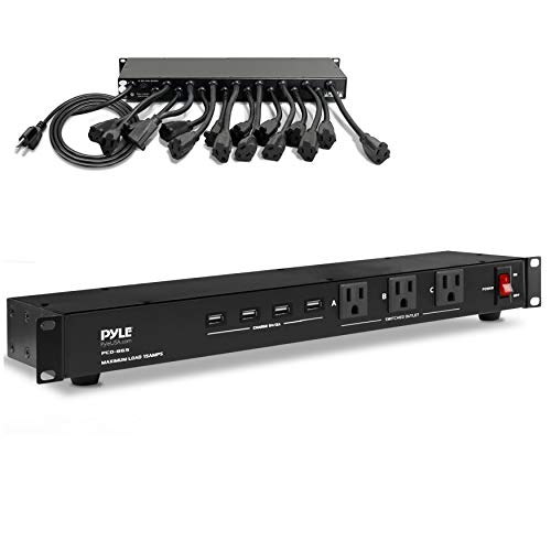 Pyle 19 Outlet PDU Power Distribution Supply Center