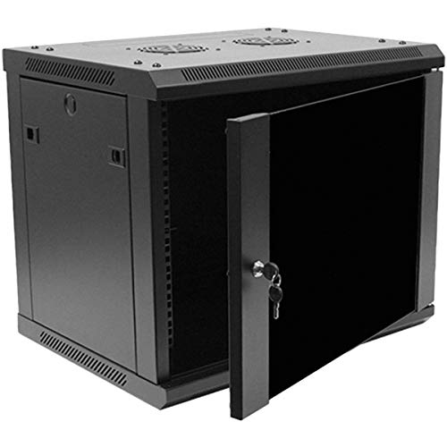 NavePoint 9U Wall Mount Network Cabinet — Ideal for IT and A/V Equipment