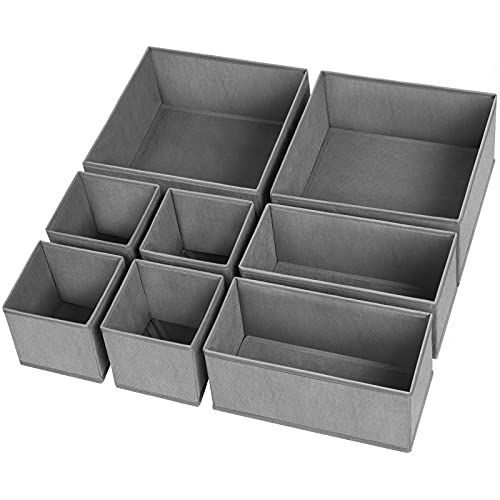 Drawer Organizer Clothes, 8 Pack