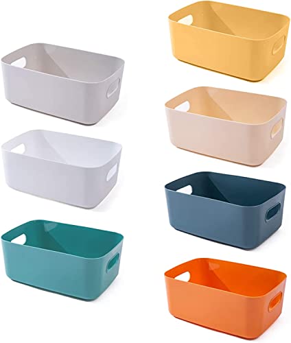 OWill Plastic Storage Bins and Baskets