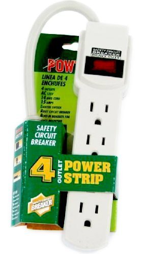 Compact Surge Protector Power Strip